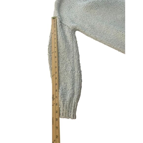 Anthropologie The Need It Oversize Mock Neck Pullover Sweater Light Blue XS - Picture 7 of 14